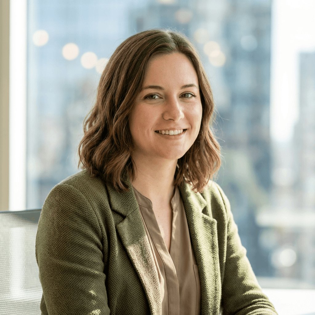 Sophie Martin reviewing her nutrition plan