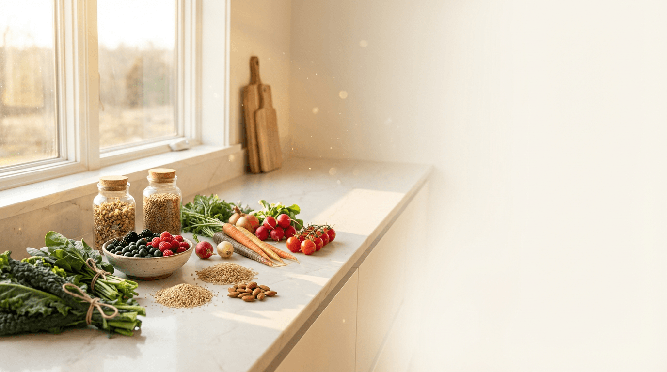 Comidas preparadas frescas con verduras coloridas y porciones de proteína en recipientes de calidad